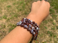 Charger l'image dans la galerie, Perles en agate plume forme diamant entre 8 et 10mm