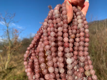 Charger l'image dans la galerie, Perles en quartz rose entre 6 et 8mm QRQ