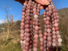 Charger l'image dans la galerie, Perles en quartz rose entre 6 et 8mm QRQ