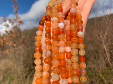 Charger l'image dans la galerie, Perles en agate du Botswana entre 4 et 12mm