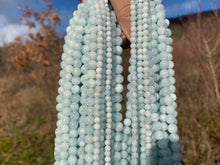 Charger l'image dans la galerie, Perles en aigue-marine entre 4 et 12mm AMU