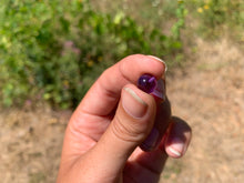 Charger l'image dans la galerie, Perles en améthyste, semi-percées