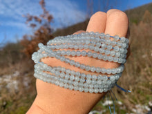 Charger l'image dans la galerie, Perles en aigue-marine entre 6 et 8mm AMD