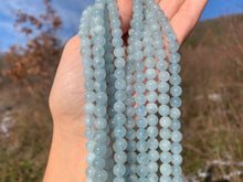 Charger l'image dans la galerie, Perles en aigue-marine entre 6 et 8mm AMD