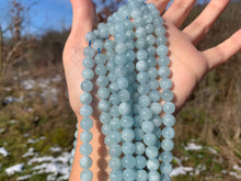 Charger l'image dans la galerie, Perles en aigue-marine entre 6 et 8mm AMD