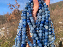 Charger l'image dans la galerie, Perles en aventurine bleue entre 4 et 12mm