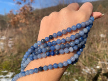 Charger l'image dans la galerie, Perles en aventurine bleue entre 4 et 12mm