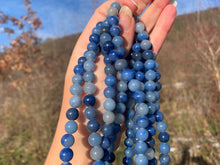 Charger l'image dans la galerie, Perles en aventurine bleue entre 4 et 12mm