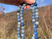 Charger l'image dans la galerie, Perles en aventurine bleue entre 4 et 12mm
