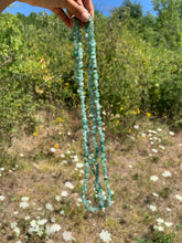 Charger l'image dans la galerie, Perles en aventurine verte, forme chips