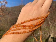 Charger l'image dans la galerie, Perles en aventurine orange entre 4 et 12mm