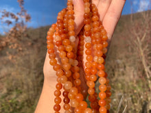 Charger l'image dans la galerie, Perles en aventurine orange entre 4 et 12mm