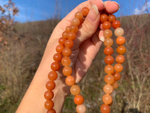 Charger l'image dans la galerie, Perles en aventurine orange entre 4 et 12mm