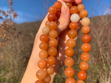 Charger l'image dans la galerie, Perles en aventurine orange entre 4 et 12mm