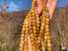 Charger l'image dans la galerie, Perles en aventurine jaune entre 4 et 12mm
