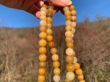 Charger l'image dans la galerie, Perles en aventurine jaune entre 4 et 12mm