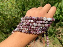 Charger l'image dans la galerie, Perles en tourmaline rubellite entre 6 et 10mm TRU