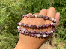 Charger l'image dans la galerie, Perles en tourmaline rubellite entre 6 et 10mm TRU