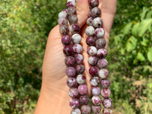 Charger l'image dans la galerie, Perles en tourmaline rubellite entre 6 et 10mm TRU