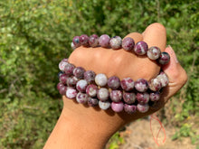 Charger l'image dans la galerie, Perles en tourmaline rubellite entre 6 et 10mm TRU