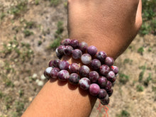 Charger l'image dans la galerie, Perles en tourmaline rubellite entre 6 et 10mm TRU