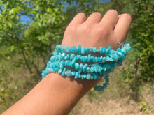 Charger l'image dans la galerie, Perles en amazonite, forme chips