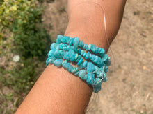 Charger l'image dans la galerie, Perles en amazonite, forme chips
