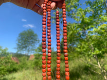 Charger l'image dans la galerie, Perles en jaspe rouge, forme carré facetté