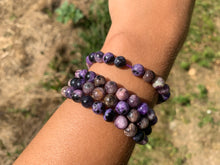 Charger l'image dans la galerie, Perles en charoïte entre 5 et 12mm CU