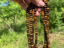 Charger l'image dans la galerie, Perles en oeil de tigre, forme disque