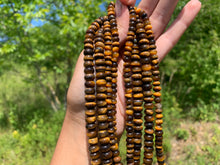 Charger l'image dans la galerie, Perles en oeil de tigre, forme disque