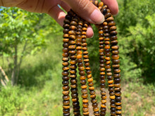 Charger l'image dans la galerie, Perles en oeil de tigre, forme disque