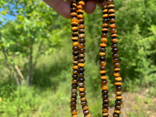 Charger l'image dans la galerie, Perles en oeil de tigre, forme disque