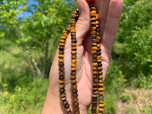 Charger l'image dans la galerie, Perles en oeil de tigre, forme disque