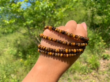 Charger l'image dans la galerie, Perles en oeil de tigre, forme disque