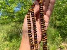 Charger l'image dans la galerie, Perles en oeil de tigre, forme disque