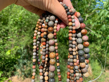 Charger l'image dans la galerie, Perles en jaspe polychrome entre 4 et 12mm