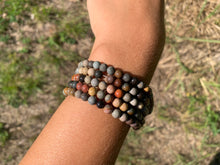 Charger l'image dans la galerie, Perles en jaspe polychrome entre 4 et 12mm