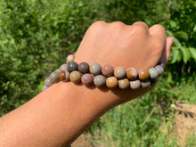 Charger l'image dans la galerie, Perles en jaspe polychrome entre 4 et 12mm