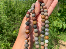 Charger l'image dans la galerie, Perles en jaspe polychrome entre 4 et 12mm
