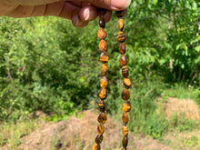 Charger l'image dans la galerie, Perles en oeil de tigre, forme goutte