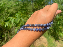 Charger l'image dans la galerie, Perles en sodalite, forme diamant entre 6 et 12mm