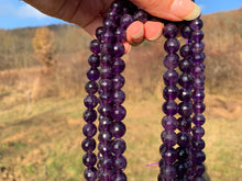 Charger l'image dans la galerie, Perles en améthyste facettées entre 6 et 10mm