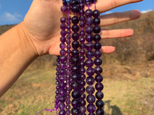 Charger l'image dans la galerie, Perles en améthyste facettées entre 6 et 10mm