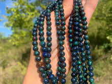 Charger l'image dans la galerie, Perles en azurite - malachite entre 4 et 8mm