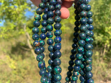 Charger l'image dans la galerie, Perles en azurite - malachite entre 4 et 8mm