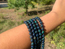 Charger l'image dans la galerie, Perles en azurite - malachite entre 4 et 8mm