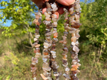 Charger l'image dans la galerie, Perles en agate du Botswana, forme chips