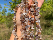 Charger l'image dans la galerie, Perles en agate du Botswana, forme chips