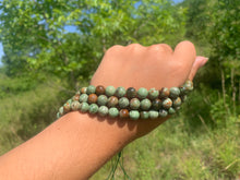 Charger l'image dans la galerie, Perles en opale verte entre 6 et 10mm